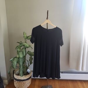 Black flowy tunic